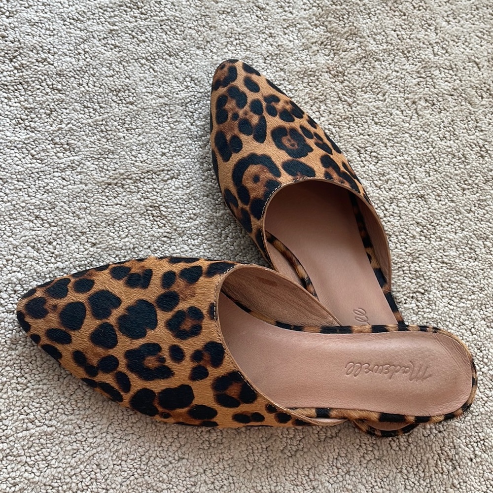 Madewell Remi Mule with calf hair